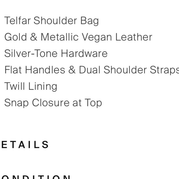 Telfar Small Gold Shopping  bag - Picture 5 of 11